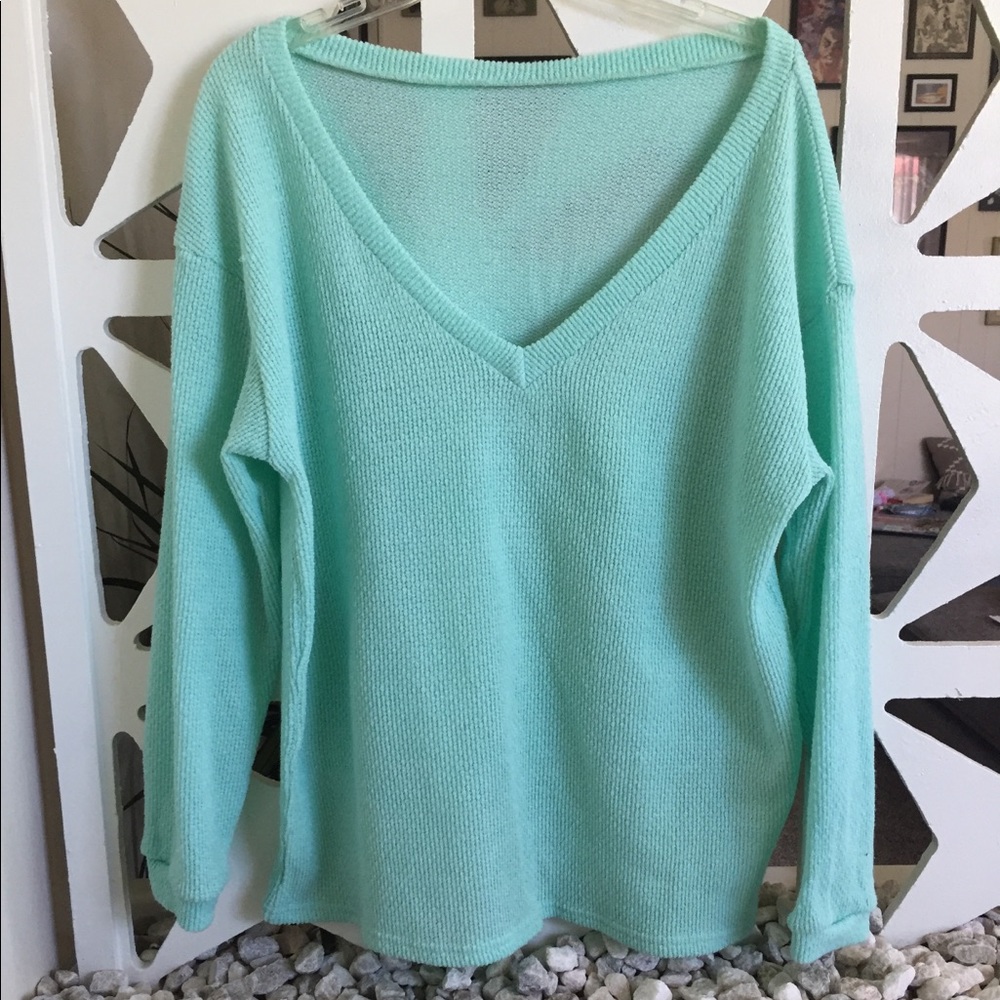 Turquoise Mint Sweater